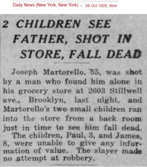 The Murder of Joseph Martello