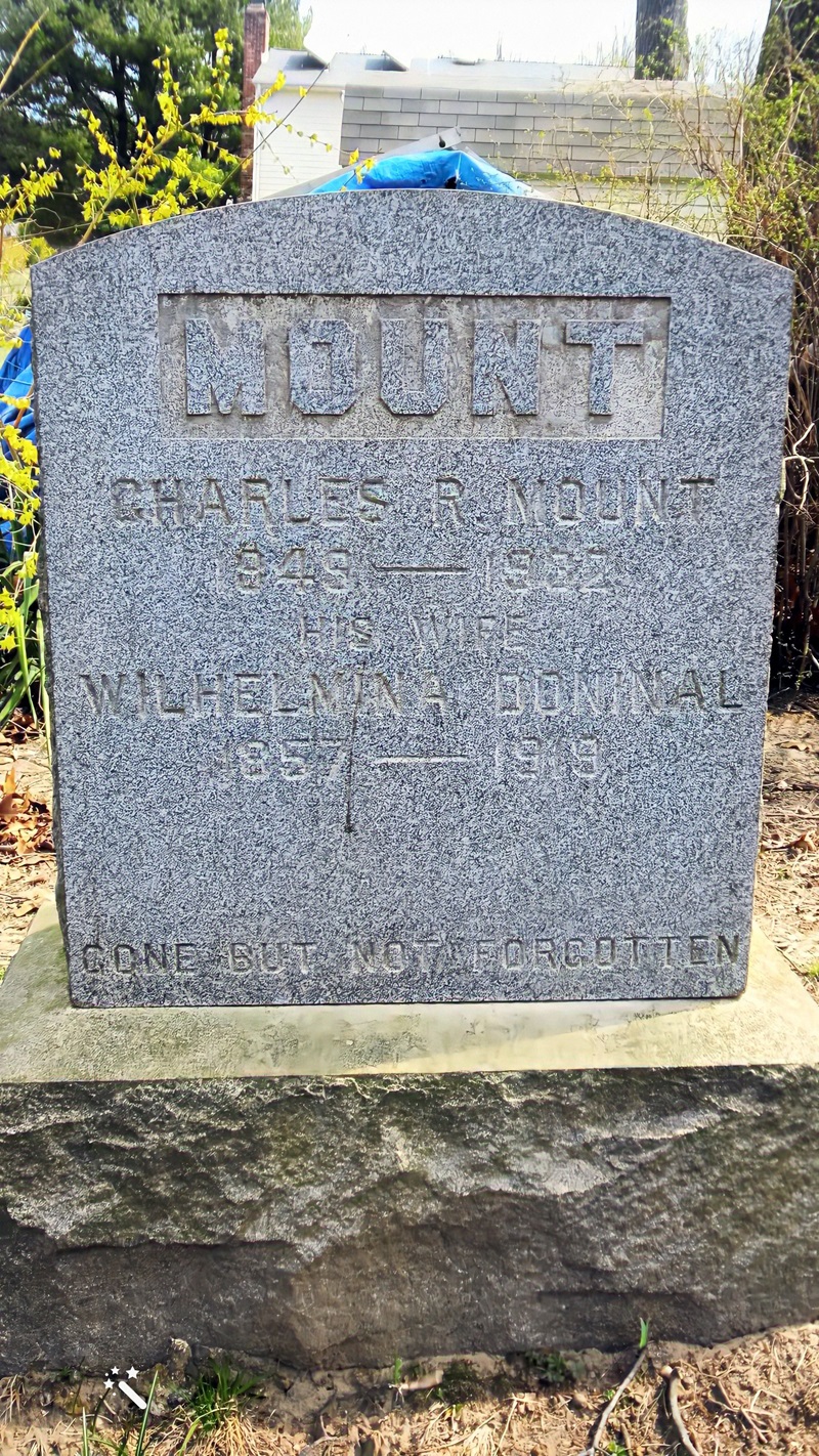 Wilhelmina Doninal Mount Cemetery Record